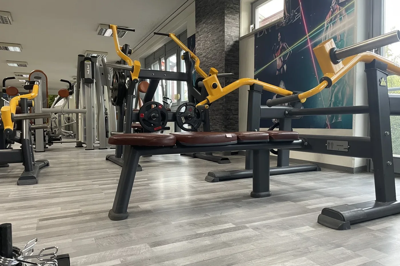 Trainingsfläche im Global Gym Wörth an der Isar